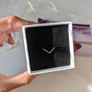 Wwake Silver Triangle Ring